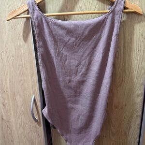 SKIMS Cotton Picot Tank Bodysuit 🤍